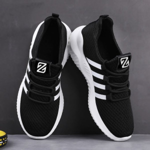 Men's Athletic Casual Shoes Fashion Sneakers Men's Sports Shoes - Black