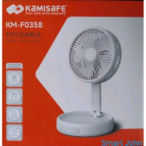 Kamisafe Foldable Rechargeable Table Fan