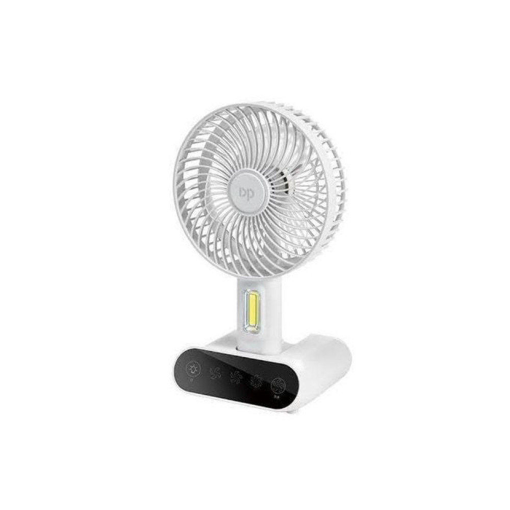 Dp Rechargeable Mini Table Fan With Led Light