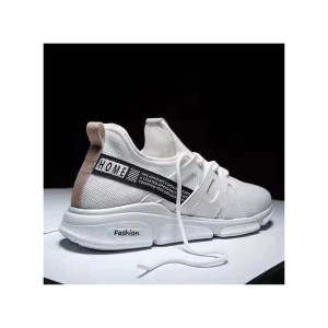 Smart Fashion Breathable Unisex Sneakers/Canvas - White