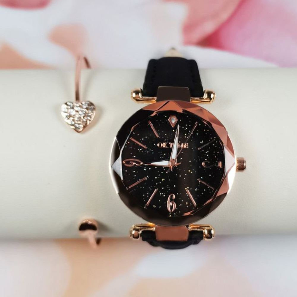 Women's Watch Set With Bracelet Fashion Luminous Hands Gear