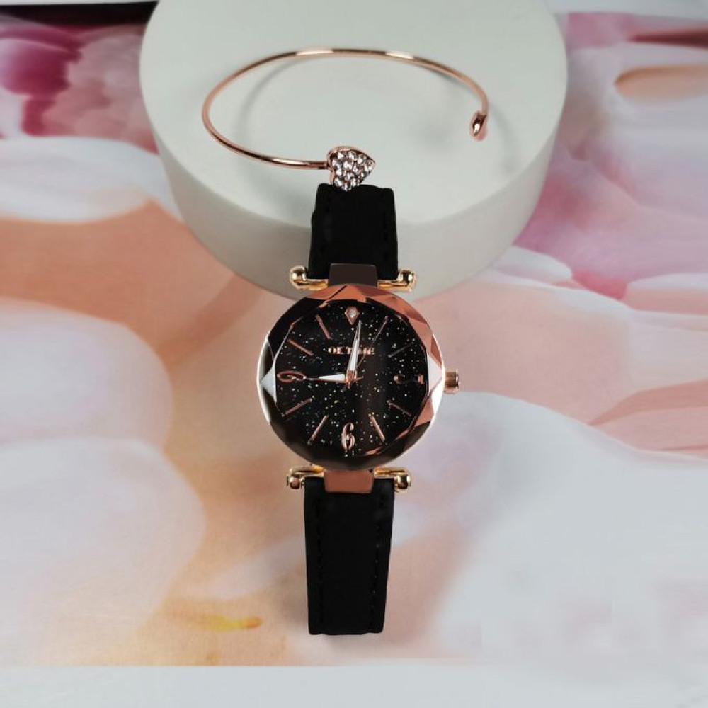 Women's Watch Set With Bracelet Fashion Luminous Hands Gear