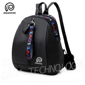 EILIFINTE B03 Ladies Causal Oxford Backpack Bag - Black