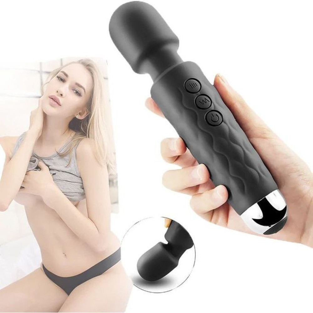 20 Speed Magnetic Wand Vibrator For Women