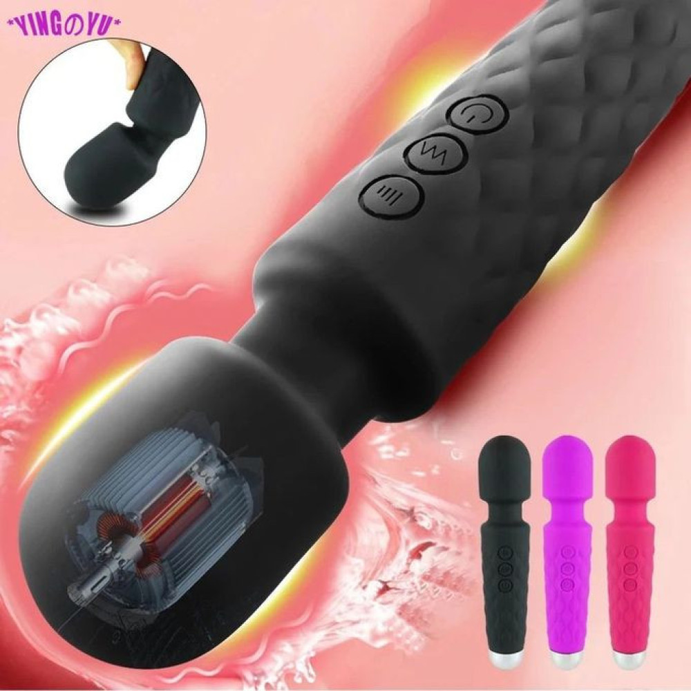 20 Speed Magnetic Wand Vibrator For Women