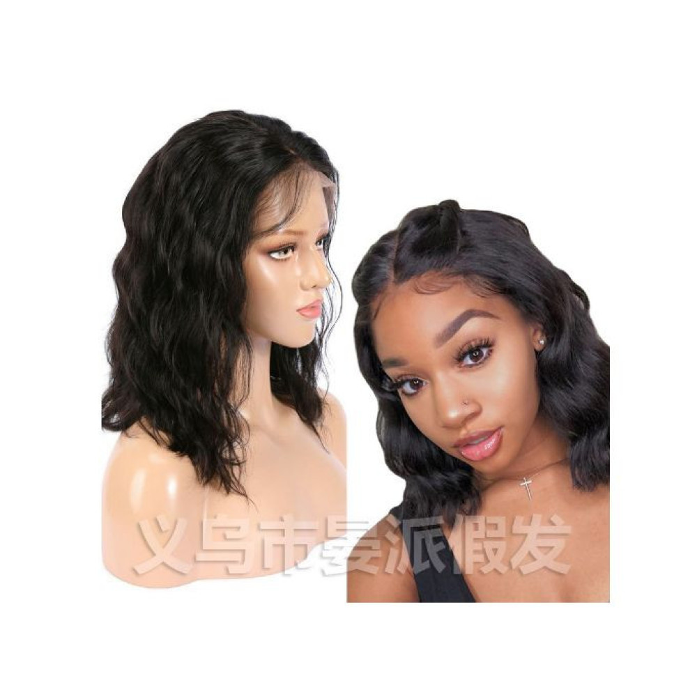 Gentle Temperament Ladies Wavy Wig With Closure-wig