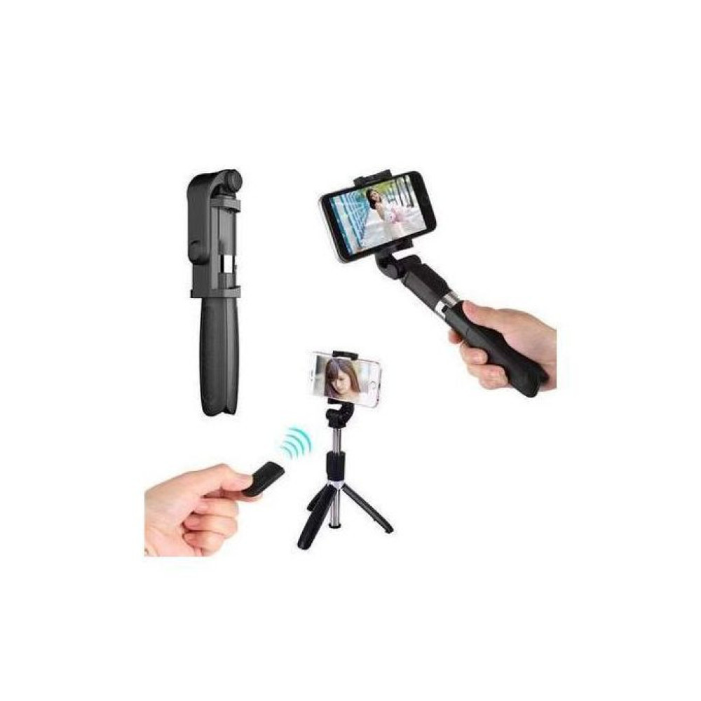 3-in-1 Selfie Sticks Tripods Phone Stand Holder Bluetooth Remote Mini Tripod